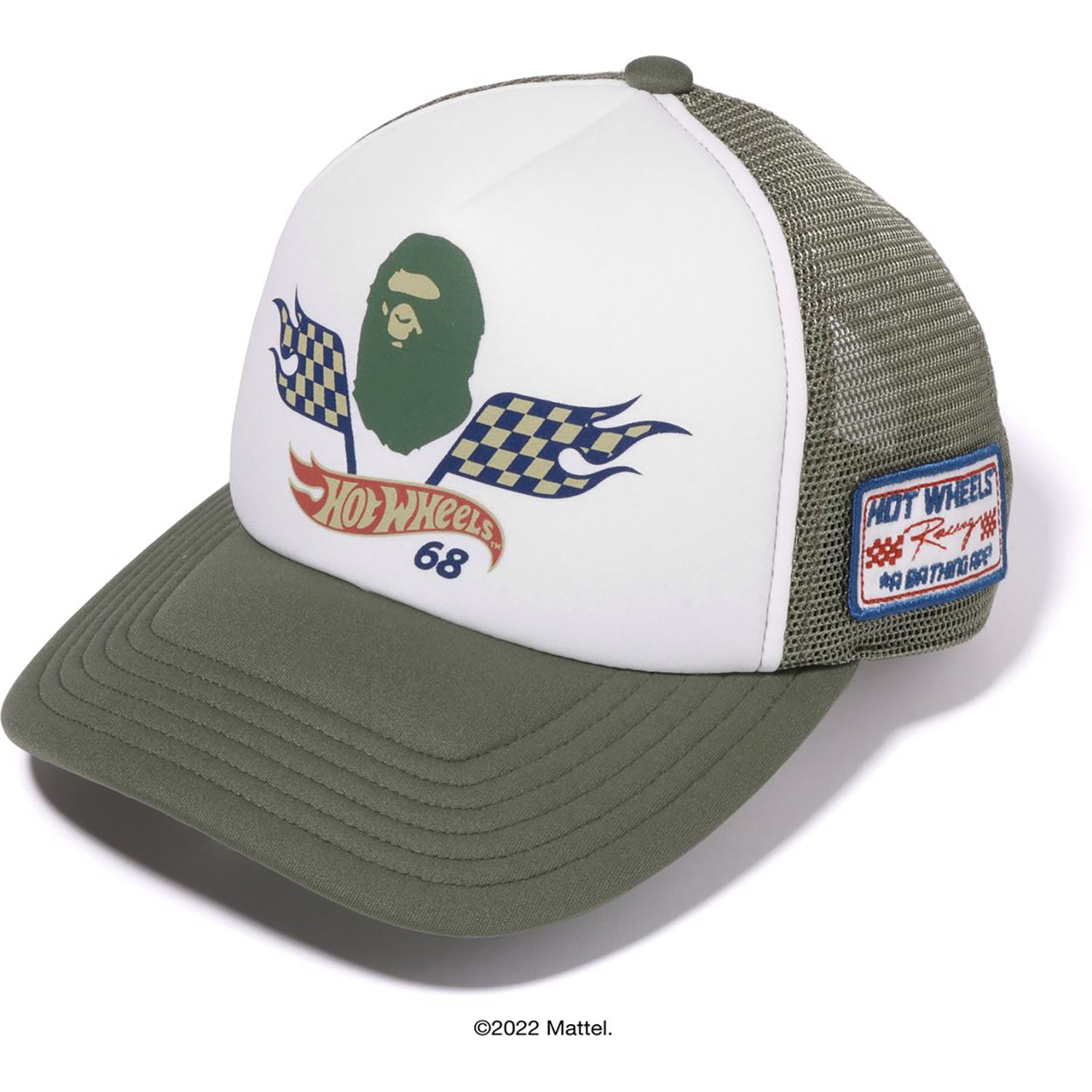 BAPE X HOT WHEELS MESH CAP MENS