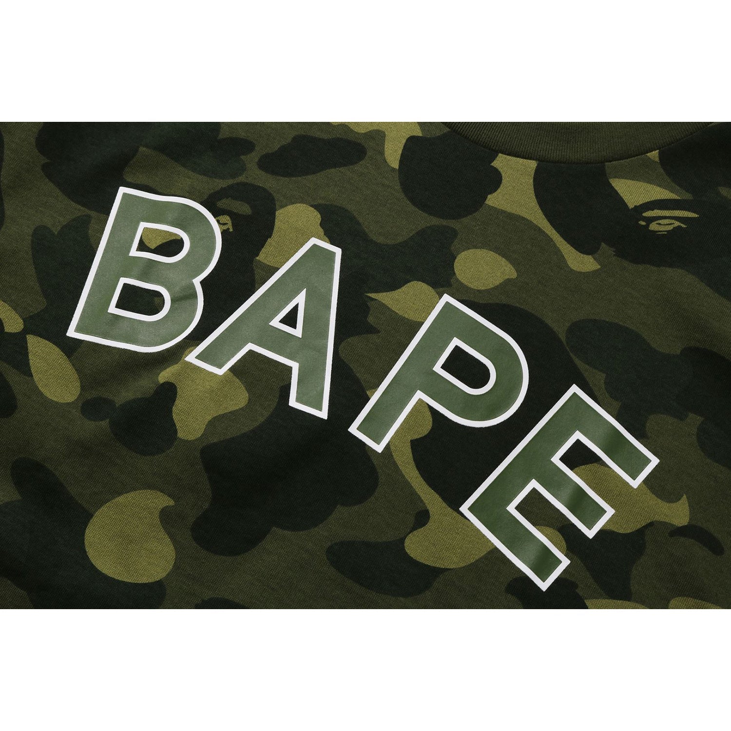 COLOR CAMO BAPE TEE MENS