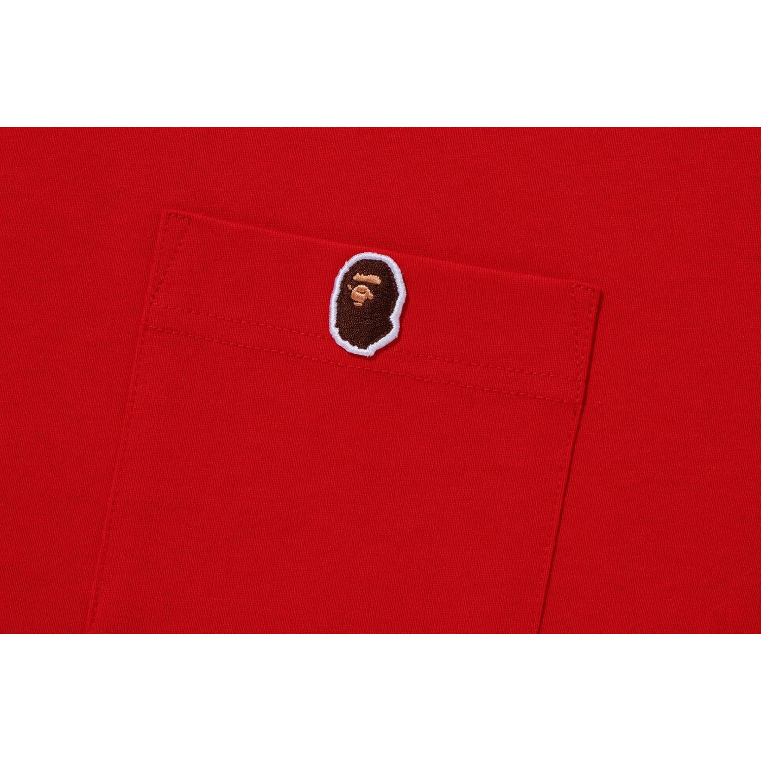 ONE POINT POCKET TEE BAPEC MENS