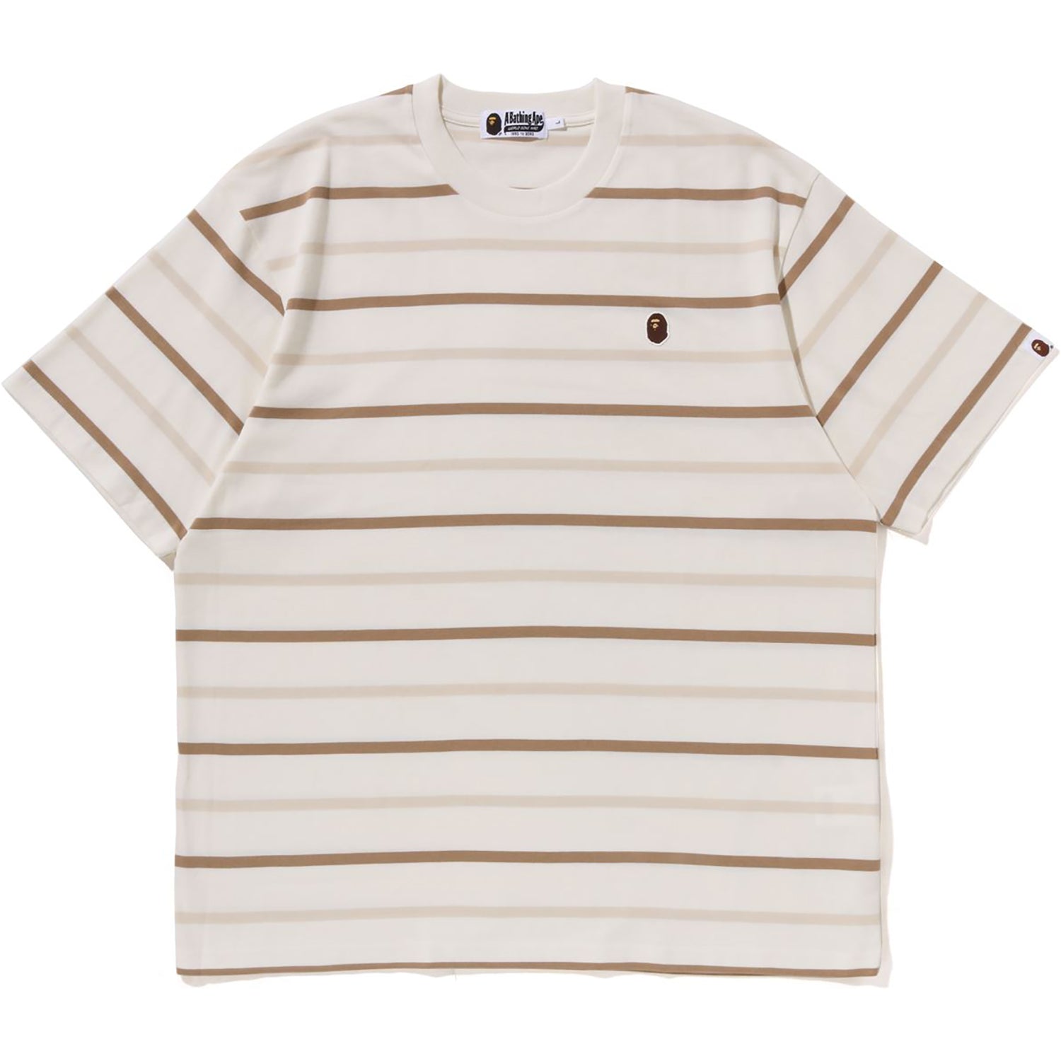APE HEAD ONE POINT STRIPE TEE MENS