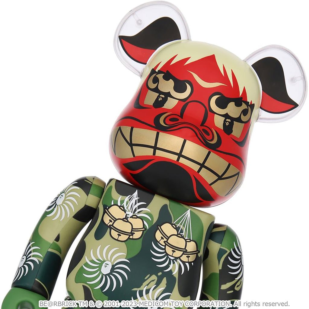 NEW YEAR BE@RBRICK MANEKINEKO SHISHIMAI DARUMA 100% & 400%