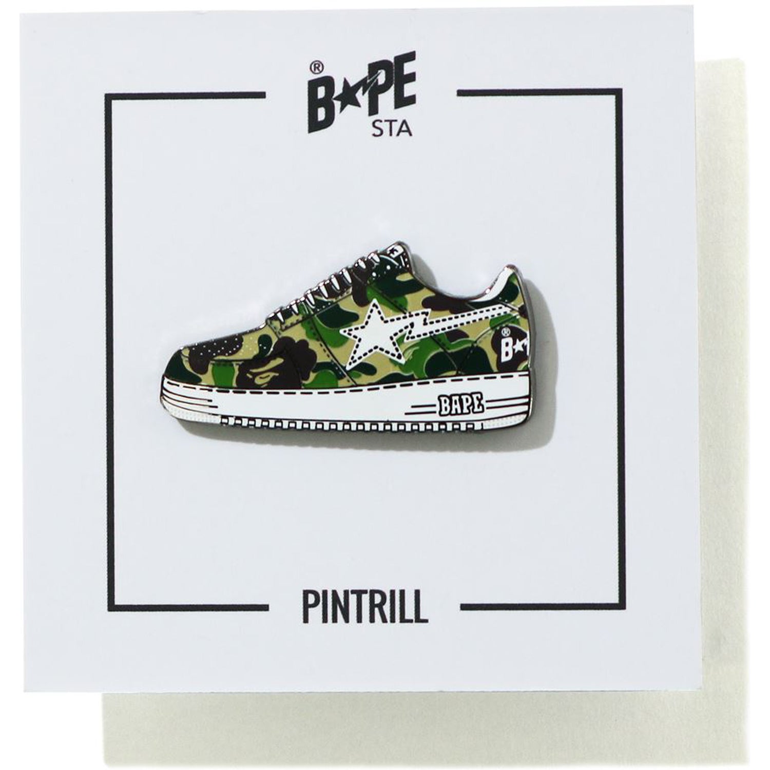 ABC CAMO BAPE STA PINTRILL PINS MENS