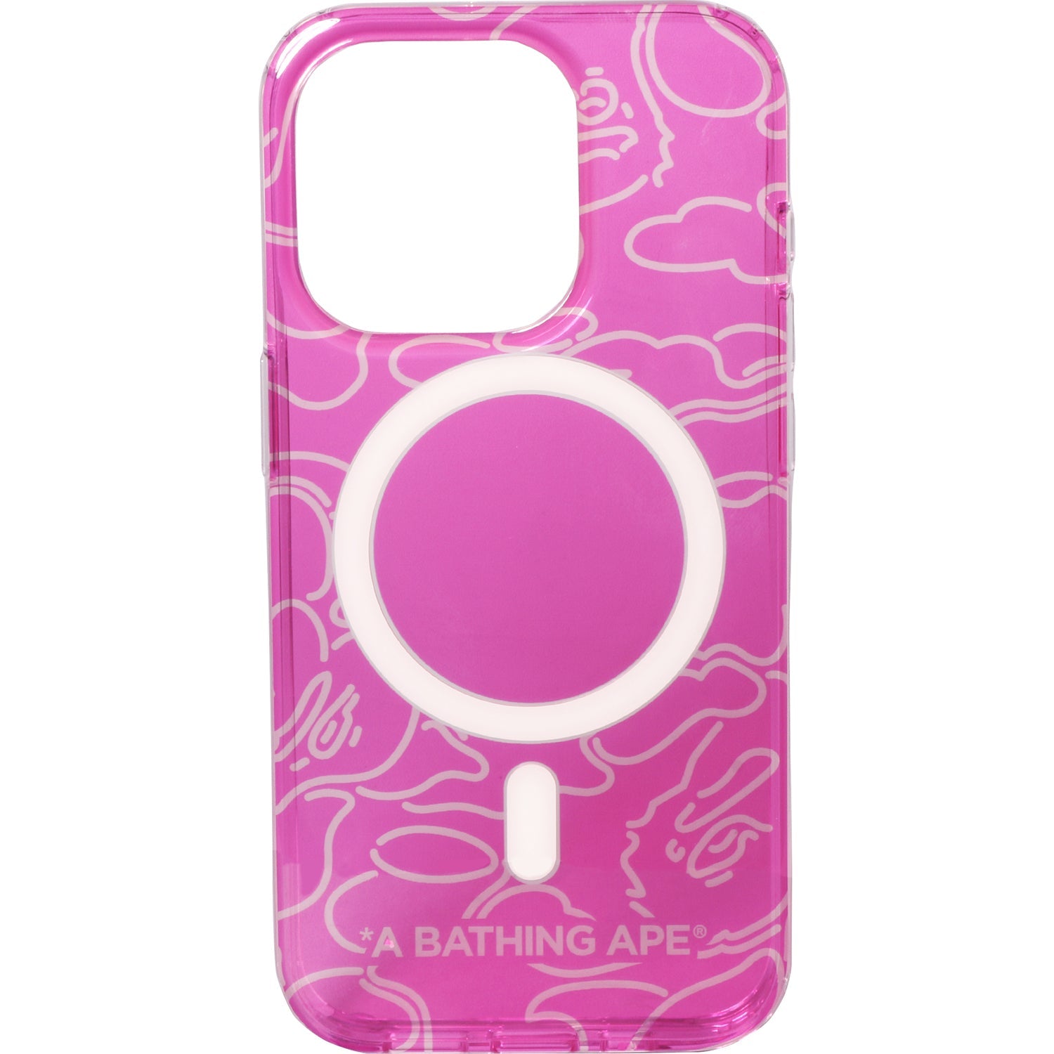 NEON CAMO IPHONE 15 PRO CLEAR CASE