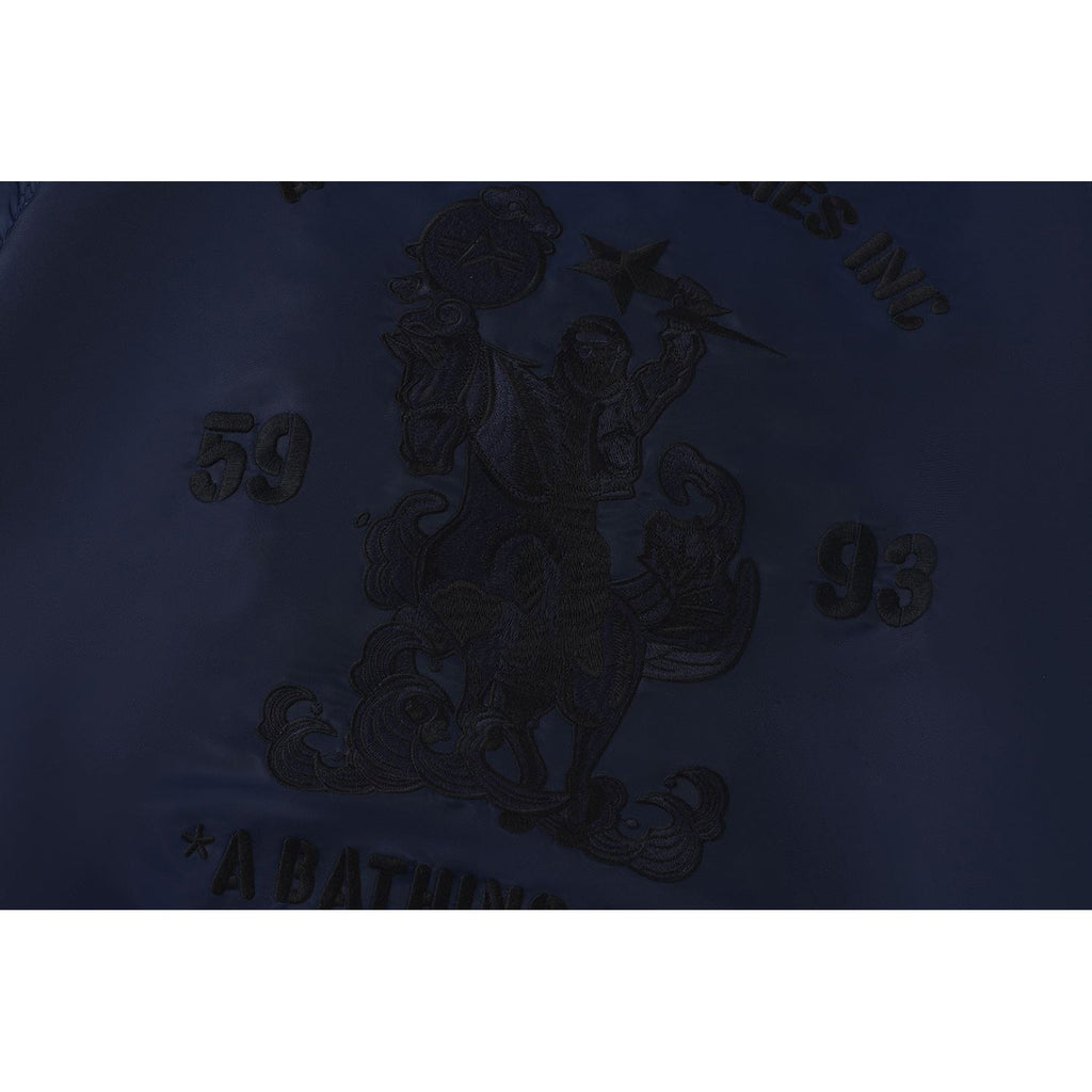 BAPE X ALPHA INDUSTRIES MA-1 JACKET MENS