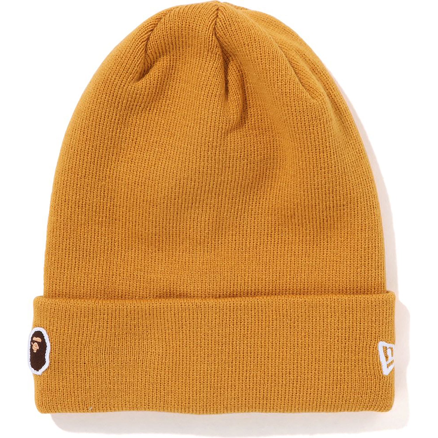 APE HEAD ONE POINT NEW ERA KNIT CAP MENS