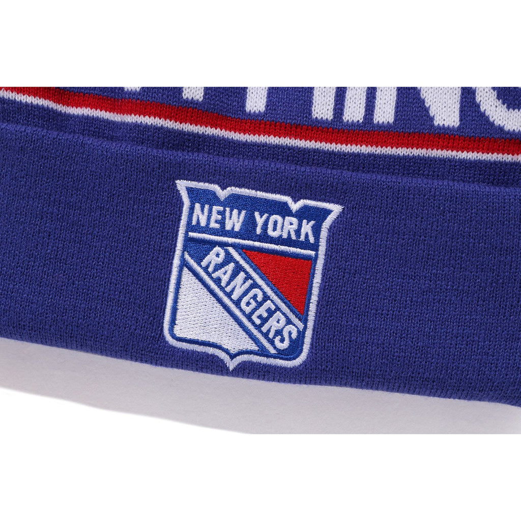BAPE X MITCHELL & NESS NHL POM BEANIE MENS