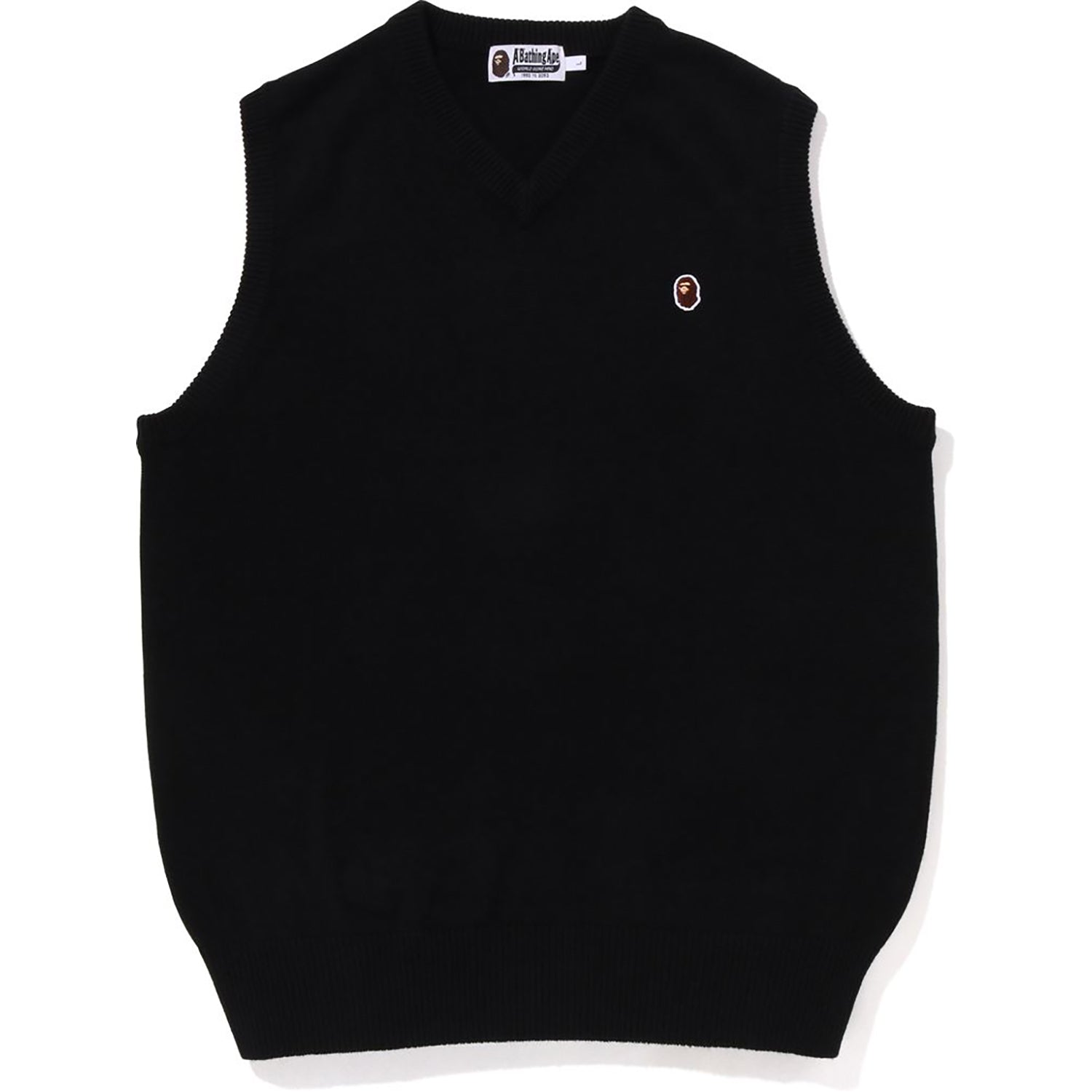 APE HEAD ONE POINT KNIT VEST MENS