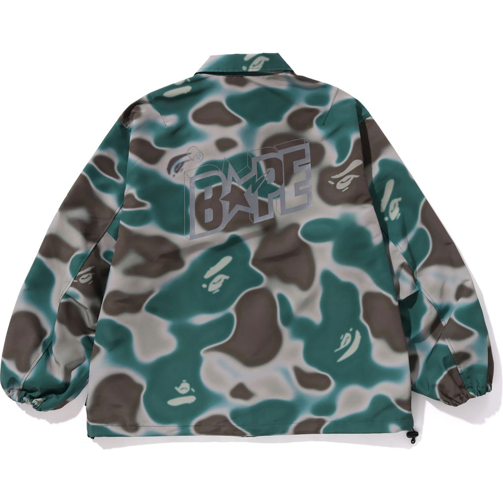 LIQUID CAMO BAPE STA COACH JACKET RELAXED FIT MENS