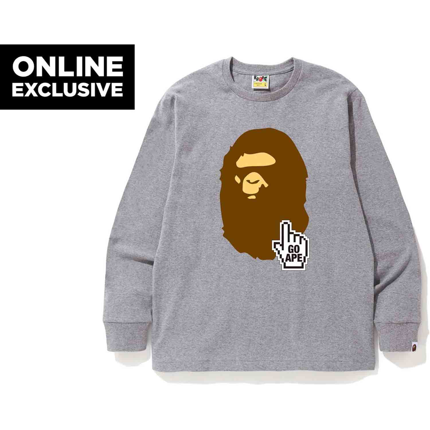BAPE ONLINE L/S TEE M BAPEC MENS