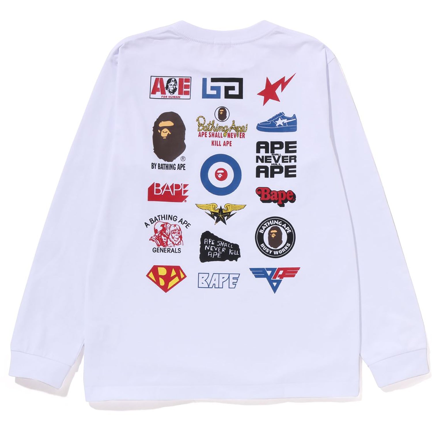 MULTI LOGO L/S TEE KIDS