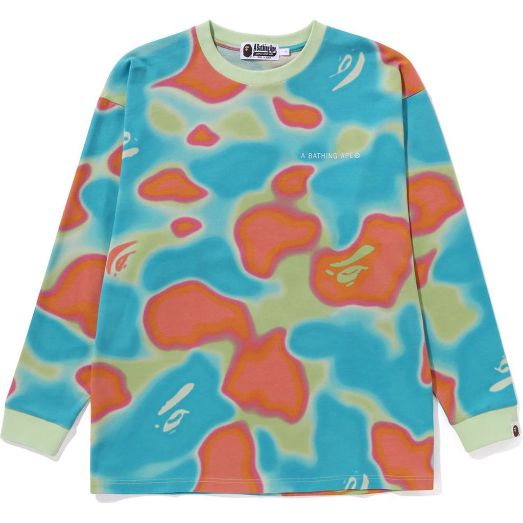 LIQUID CAMO L/S TEE RELAXED FIT LADIES