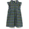 MINI BAPE CHECK ROUND COLLAR ONEPIECE KIDS