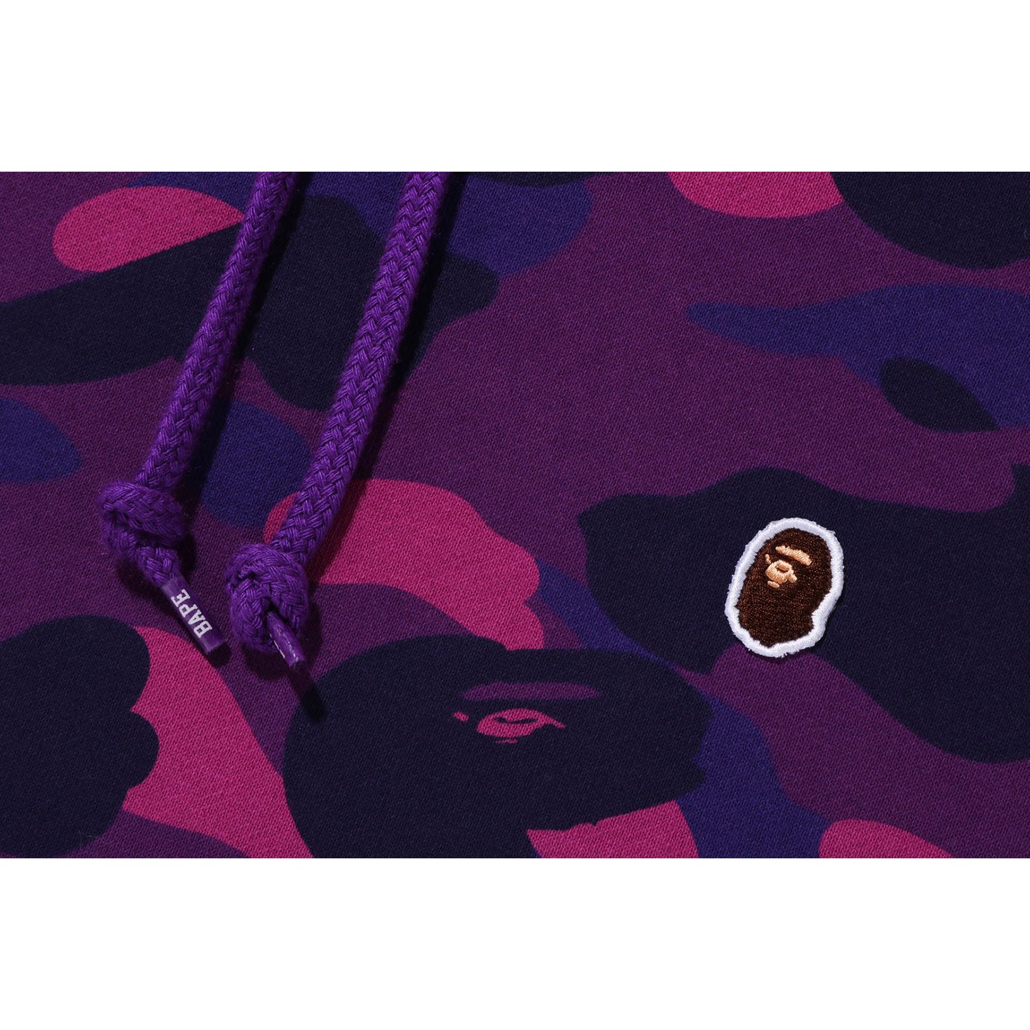 COLOR CAMO ONE POINT APE HEAD PULLOVER HOODIE MENS