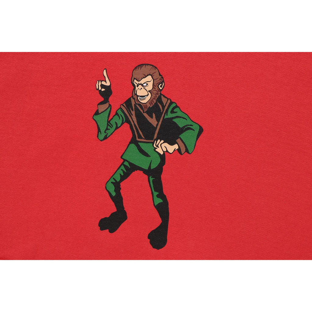 APE RELAXED FIT PULLOVER HOODIE MENS
