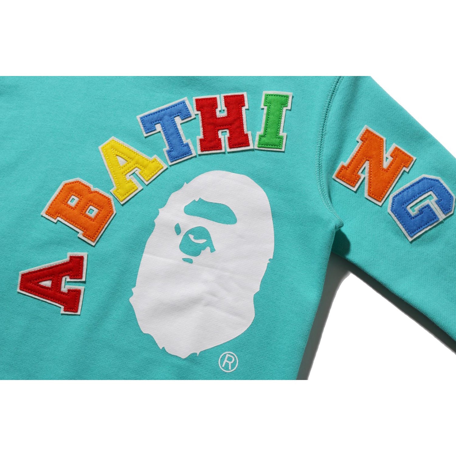 APE HEAD COLLEGE PATCH CREWNECK KIDS