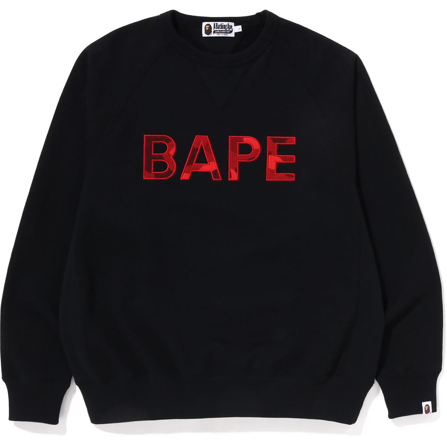BAPE PATCH RELAXED FIT CREWNECK MENS