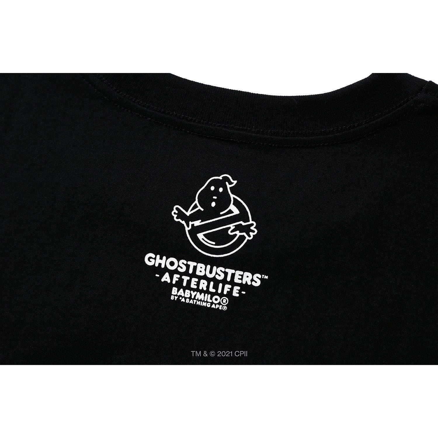 BAPE X GHOSTBUSTERS CAMO COLLEGE TEE MENS