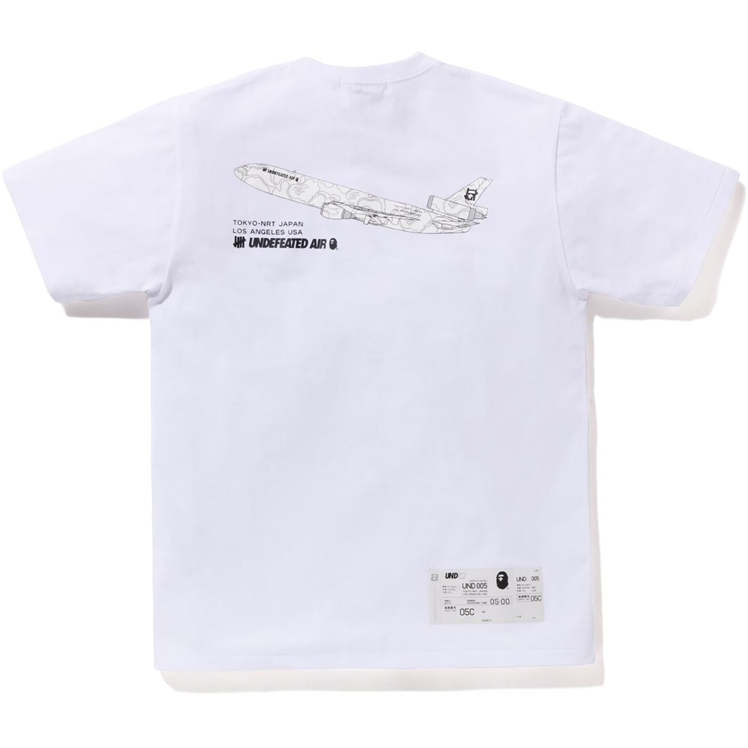 BAPE X UNDEFEATED TEE MENS