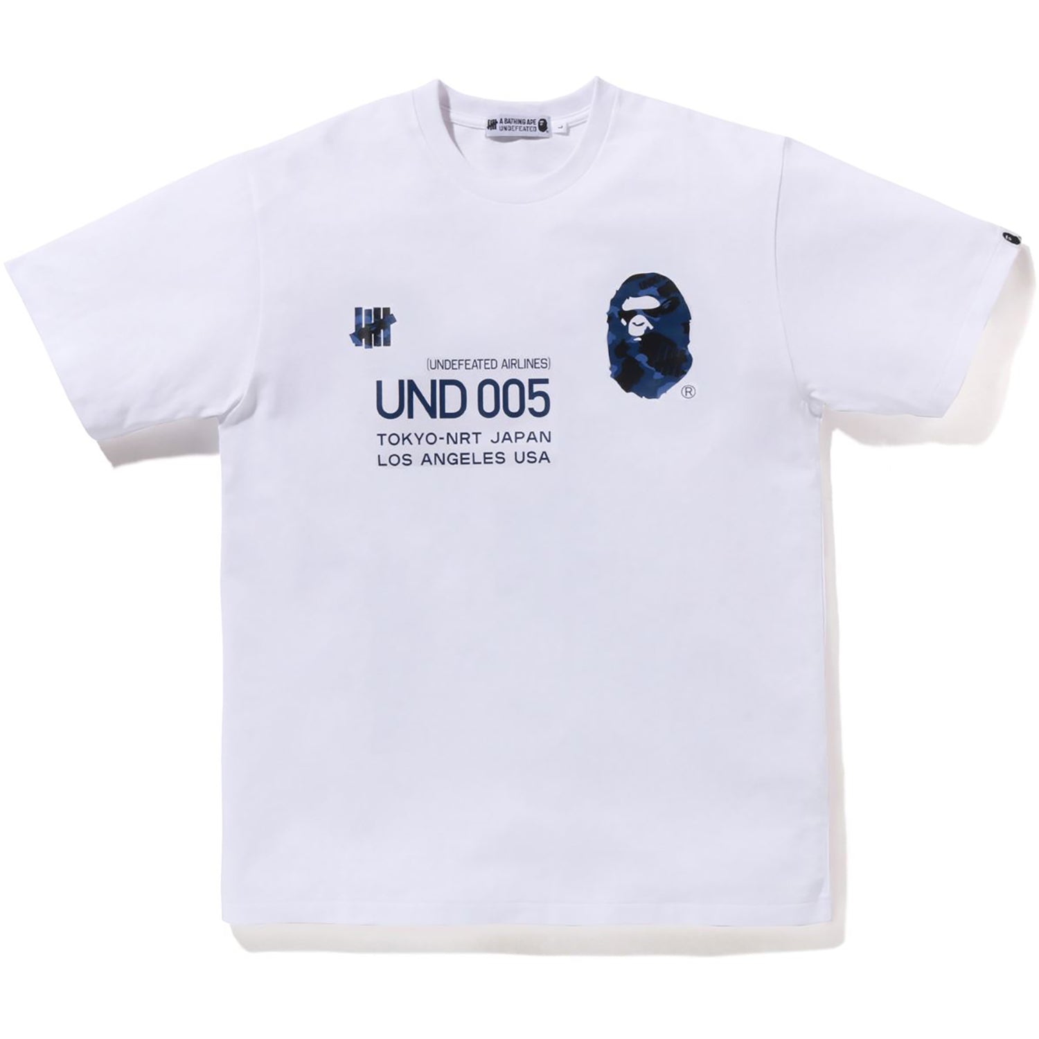 BAPE X UNDEFEATED TEE MENS