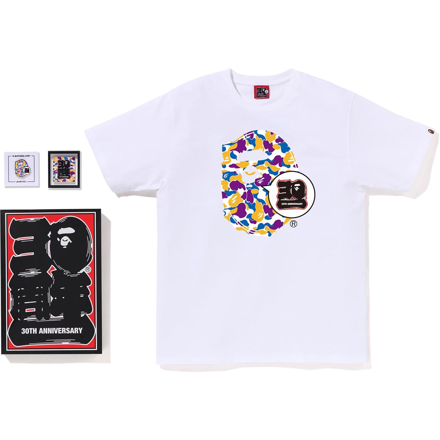 BAPE STORE® LOS ANGELES BAPE® 30TH ANNIV. APE HEAD TEE SET MENS