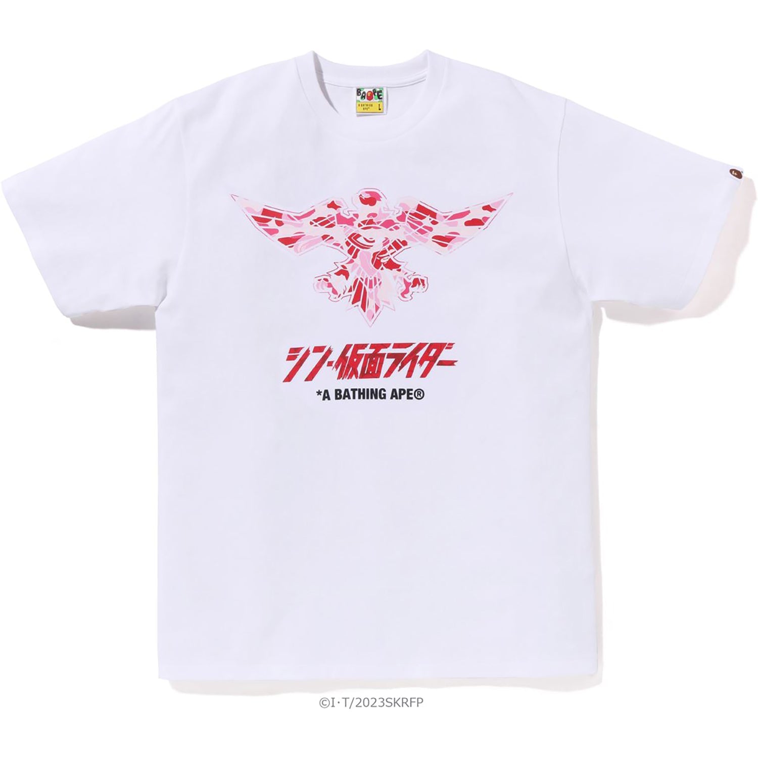 BAPE X SHIN KAMEN RIDER SHOCKER EMBLEM TEE MENS