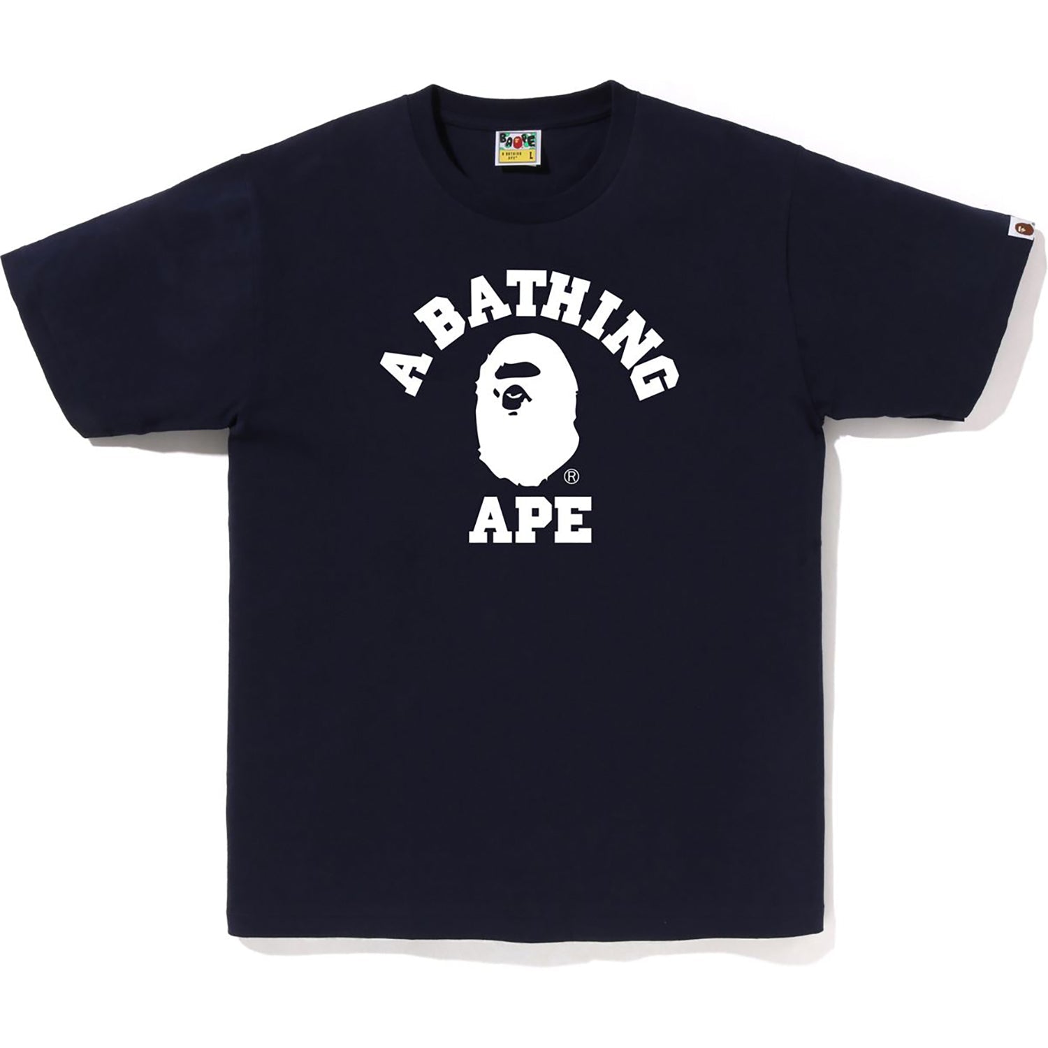 BICOLOR COLLEGE TEE BAPEC MENS