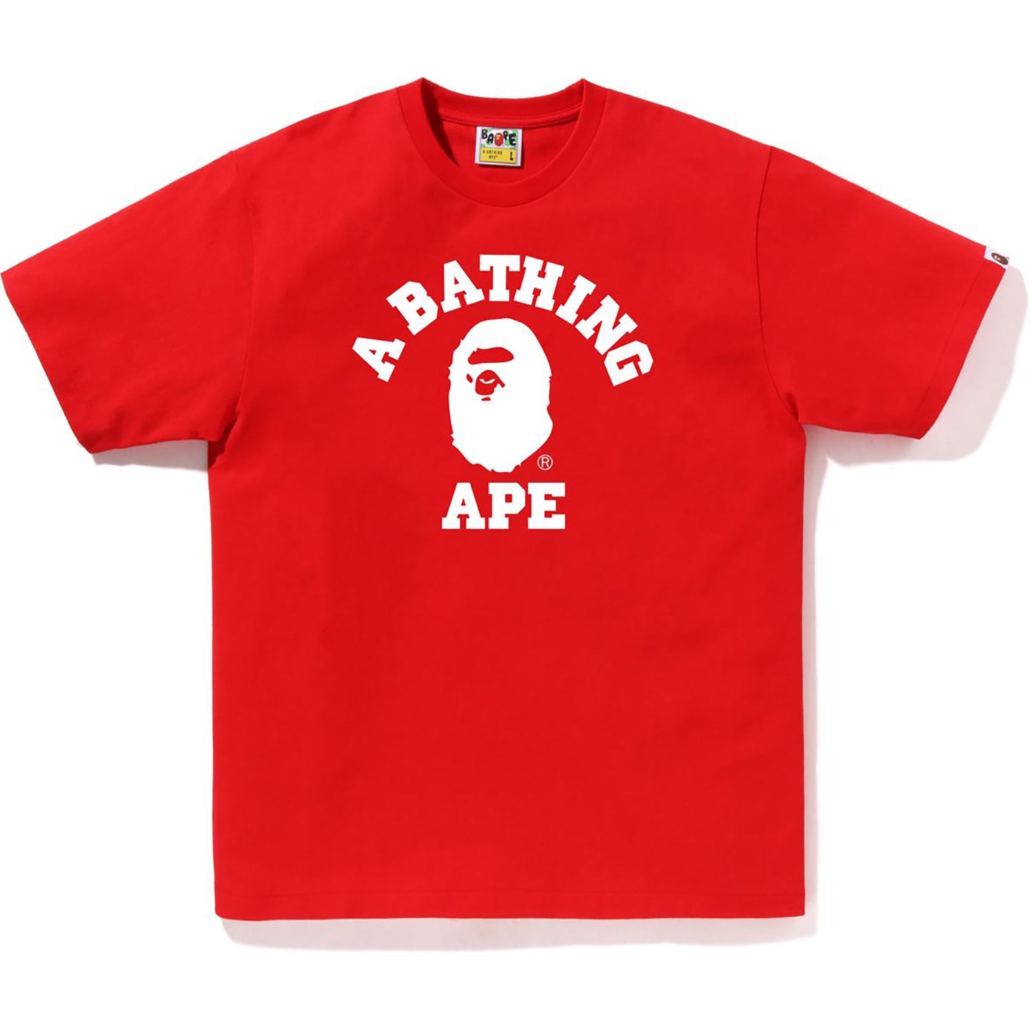 BICOLOR COLLEGE TEE BAPEC MENS