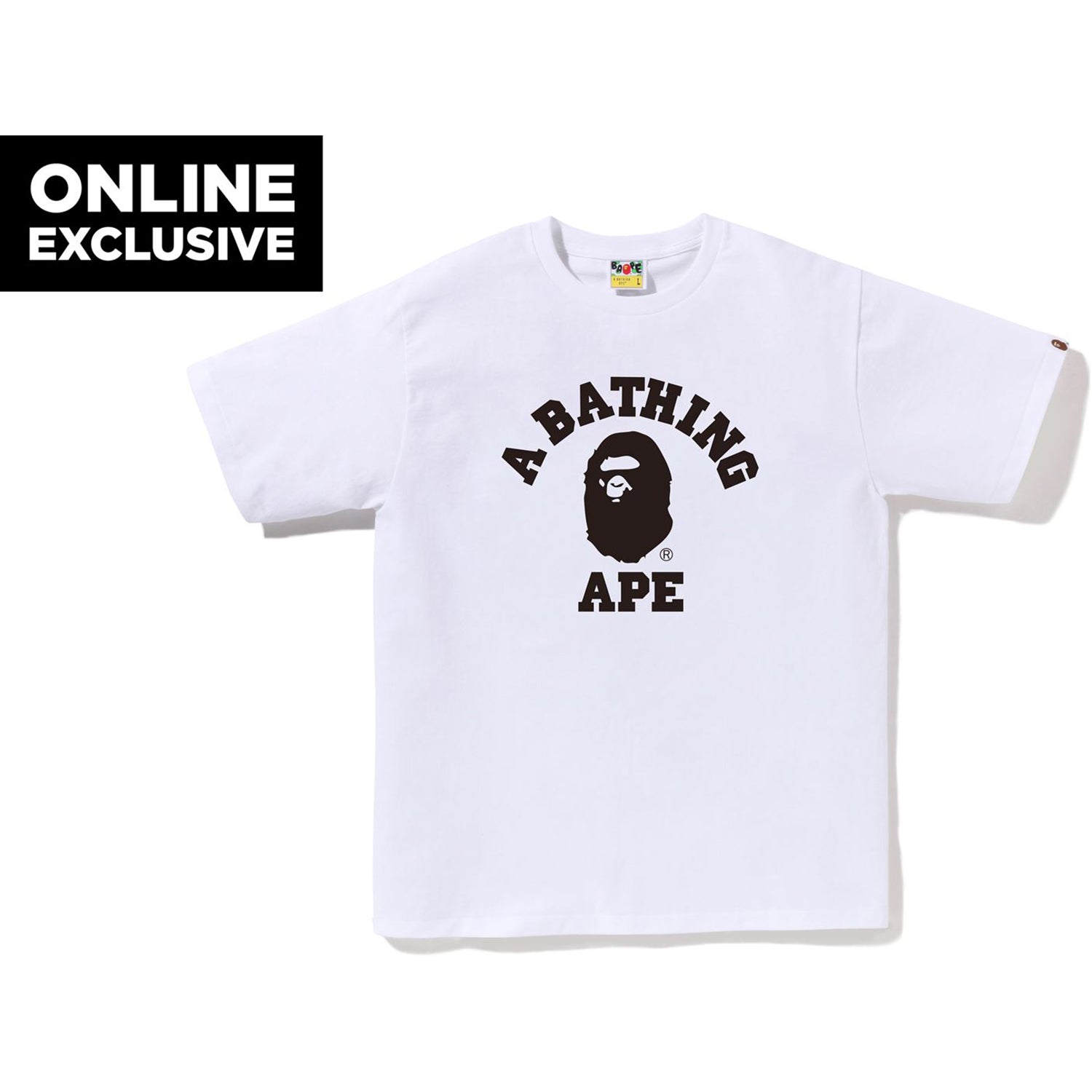 BICOLOR COLLEGE TEE BAPEC MENS