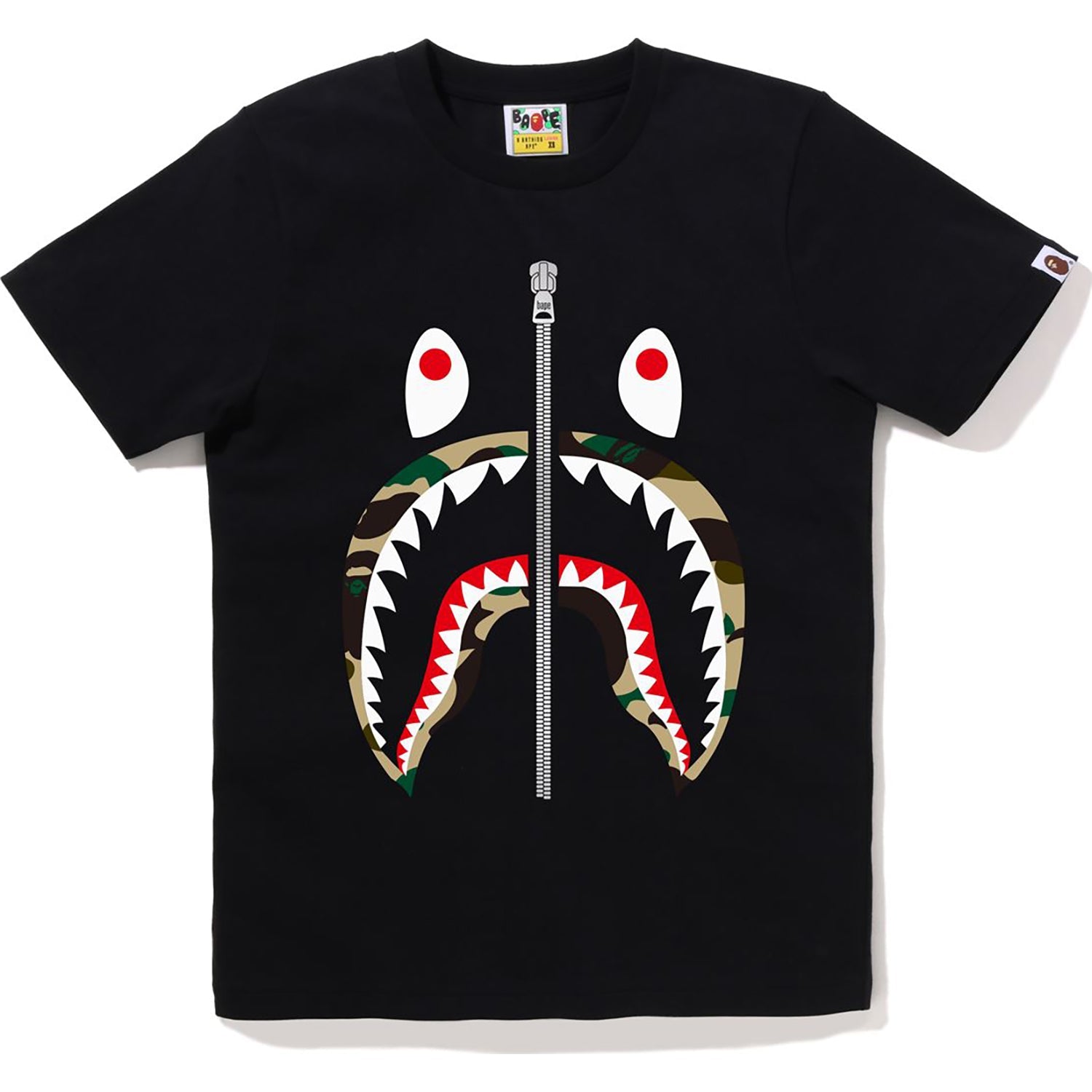 1ST CAMO SHARK TEE LADIES