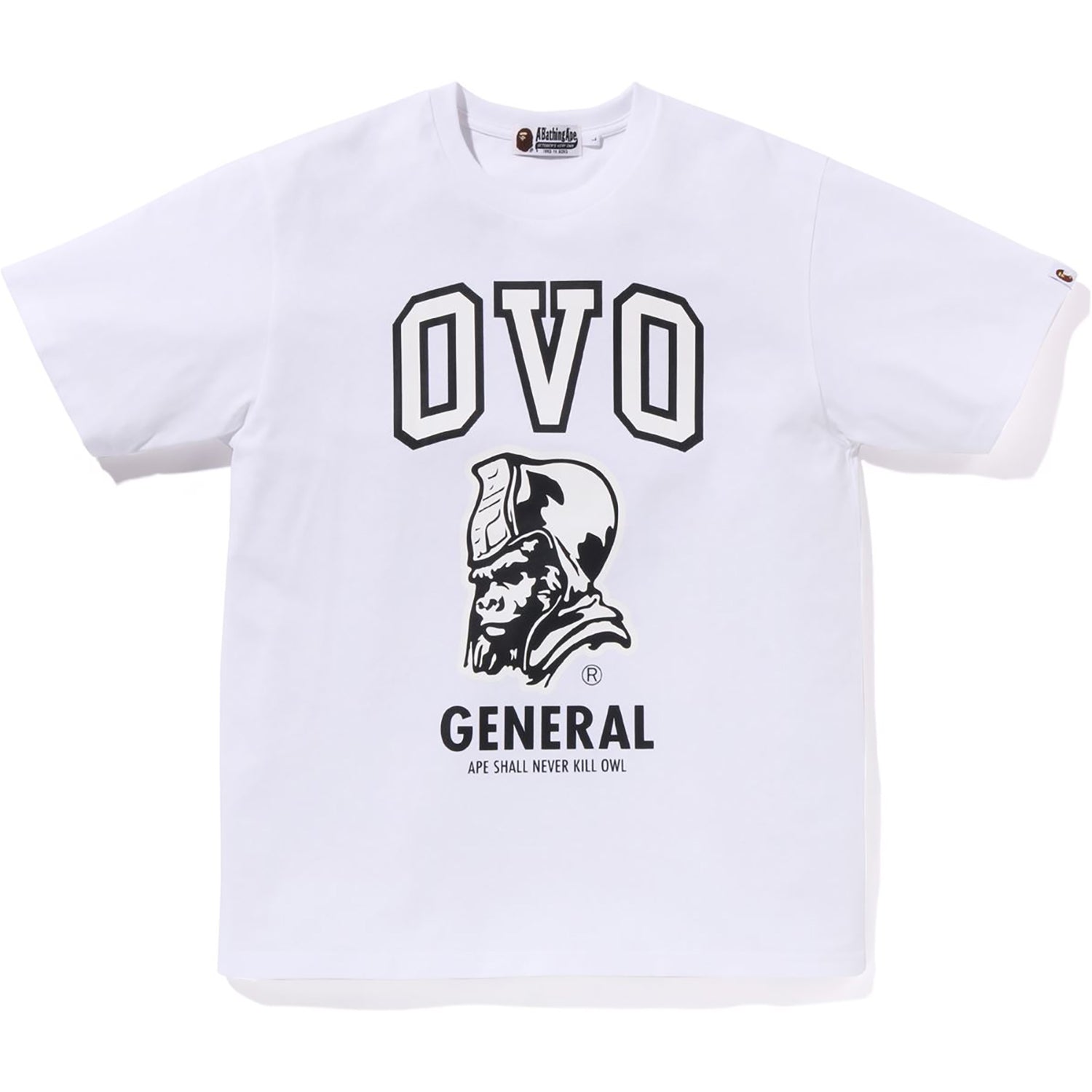 BAPE X OVO GENERAL TEE MENS