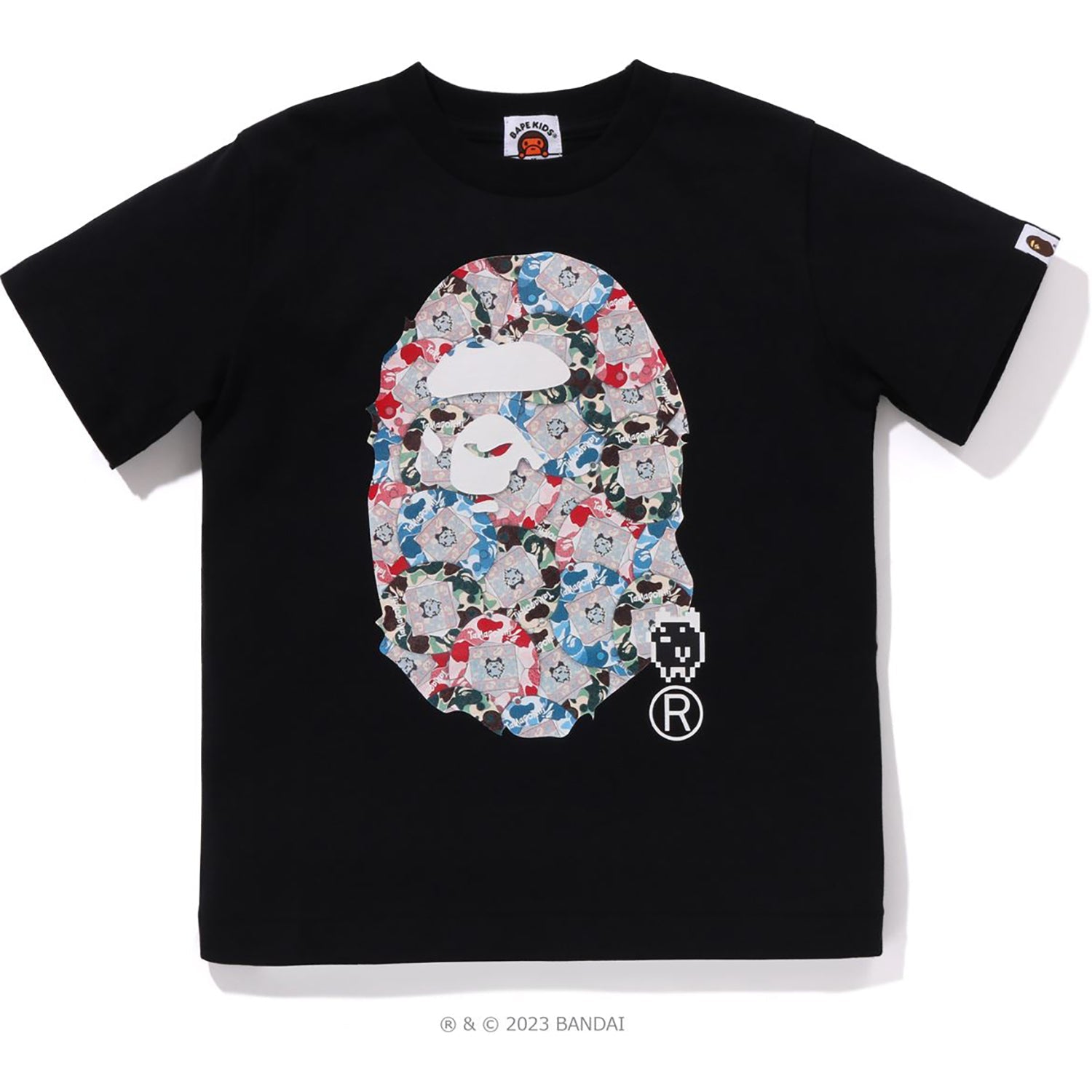 BAPE X TAMAGOTCHI APE HEAD TEE KIDS