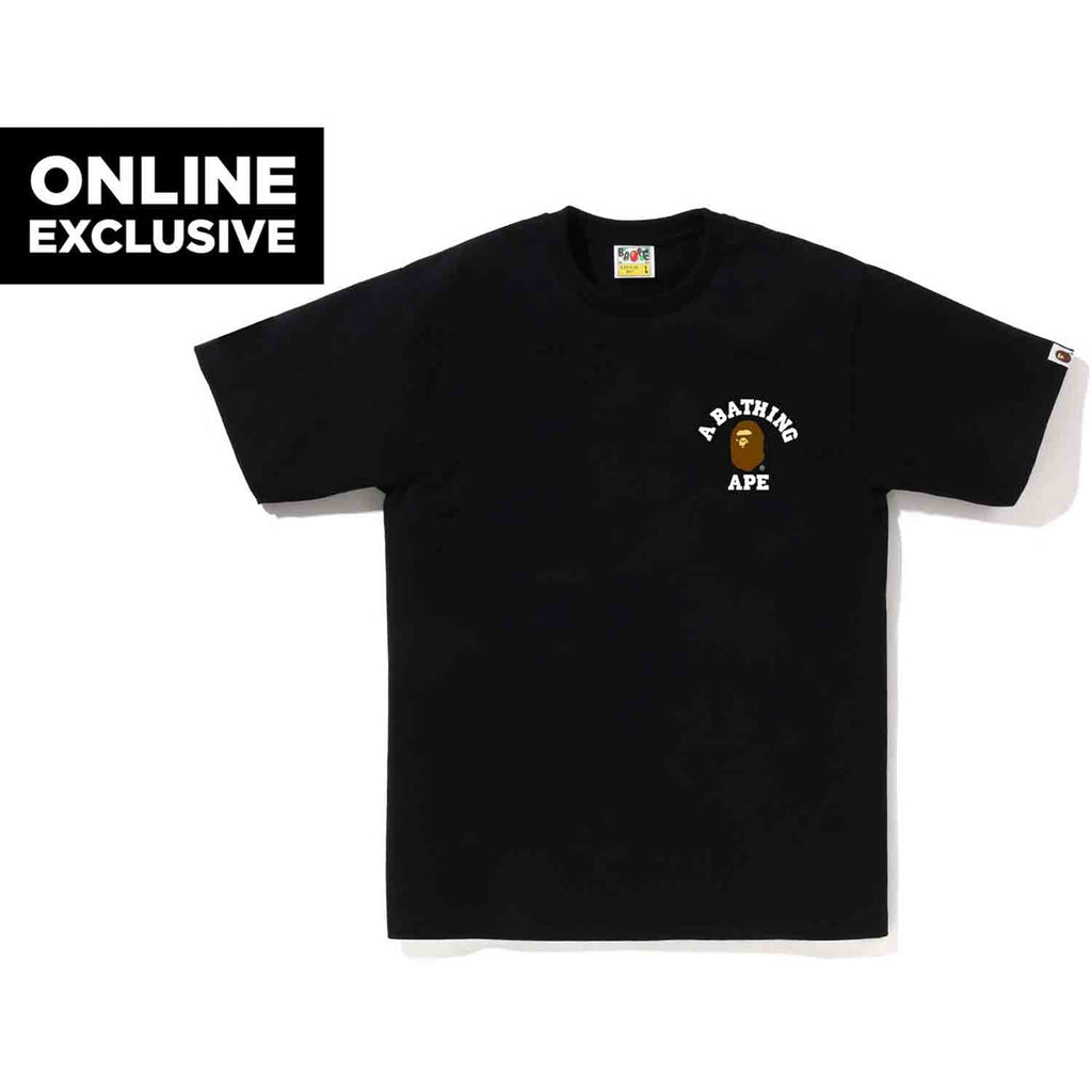 COLLEGE ONE POINT TEE M BAPEC MENS