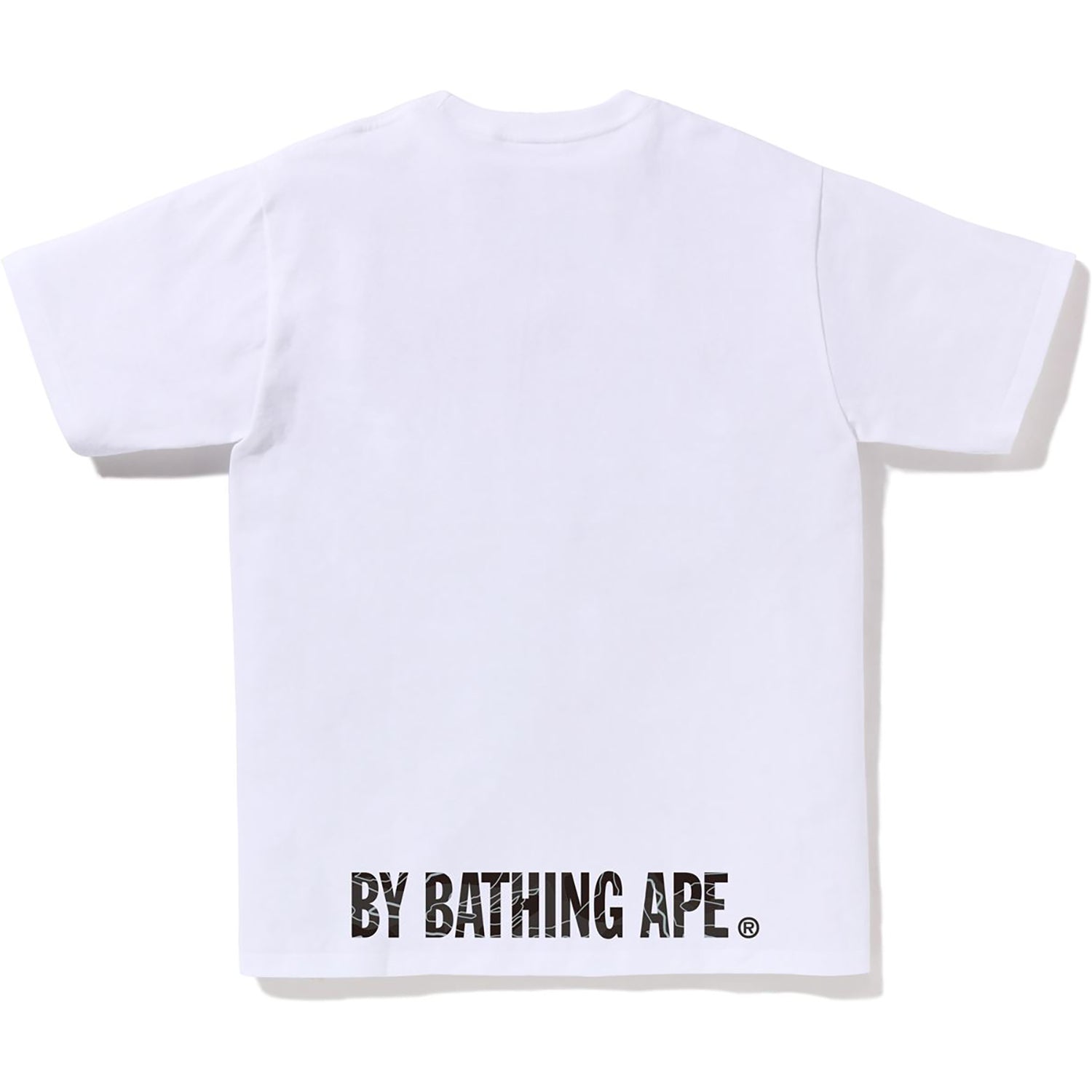 LAYERED LINE CAMO APE FACE TEE MENS