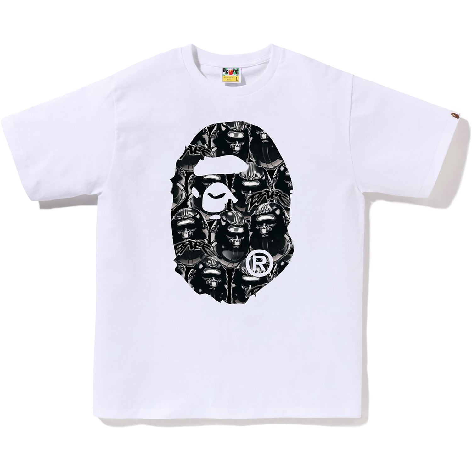 APE HEAD GRAFFITI BIG APE HEAD TEE MENS