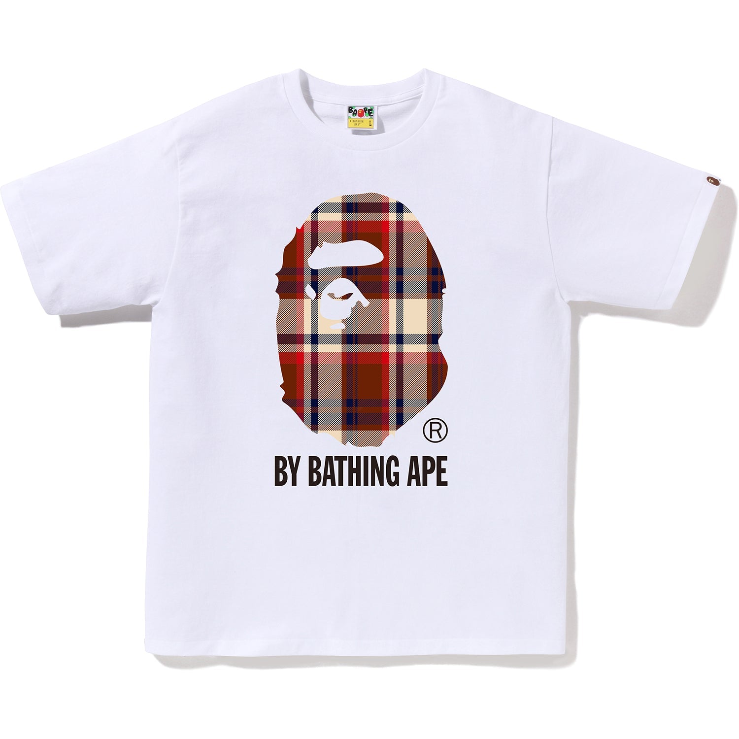 BAPE CHECK BY BATHING APE TEE MENS