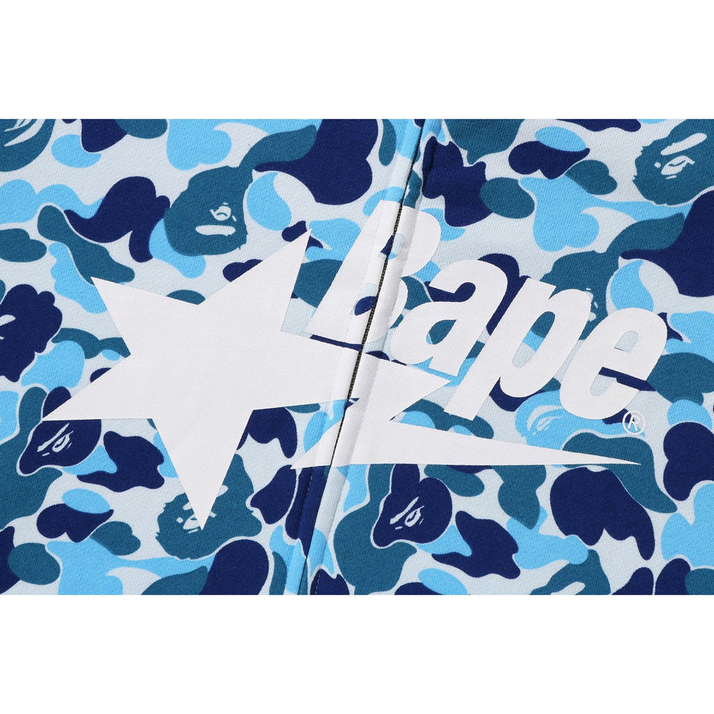 ABC CAMO BAPE STA FULL ZIP HOODIE LADIES
