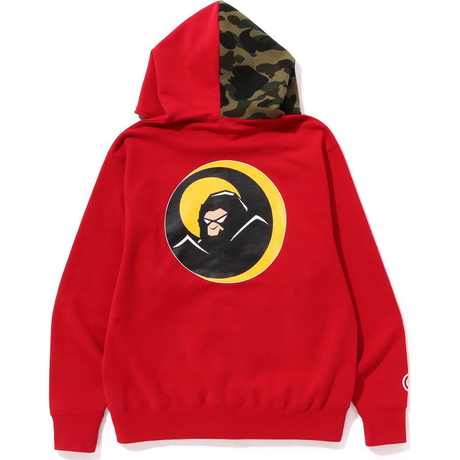 SHADOW BAPE RELAXED FIT FULL ZIP HOODIE MENS