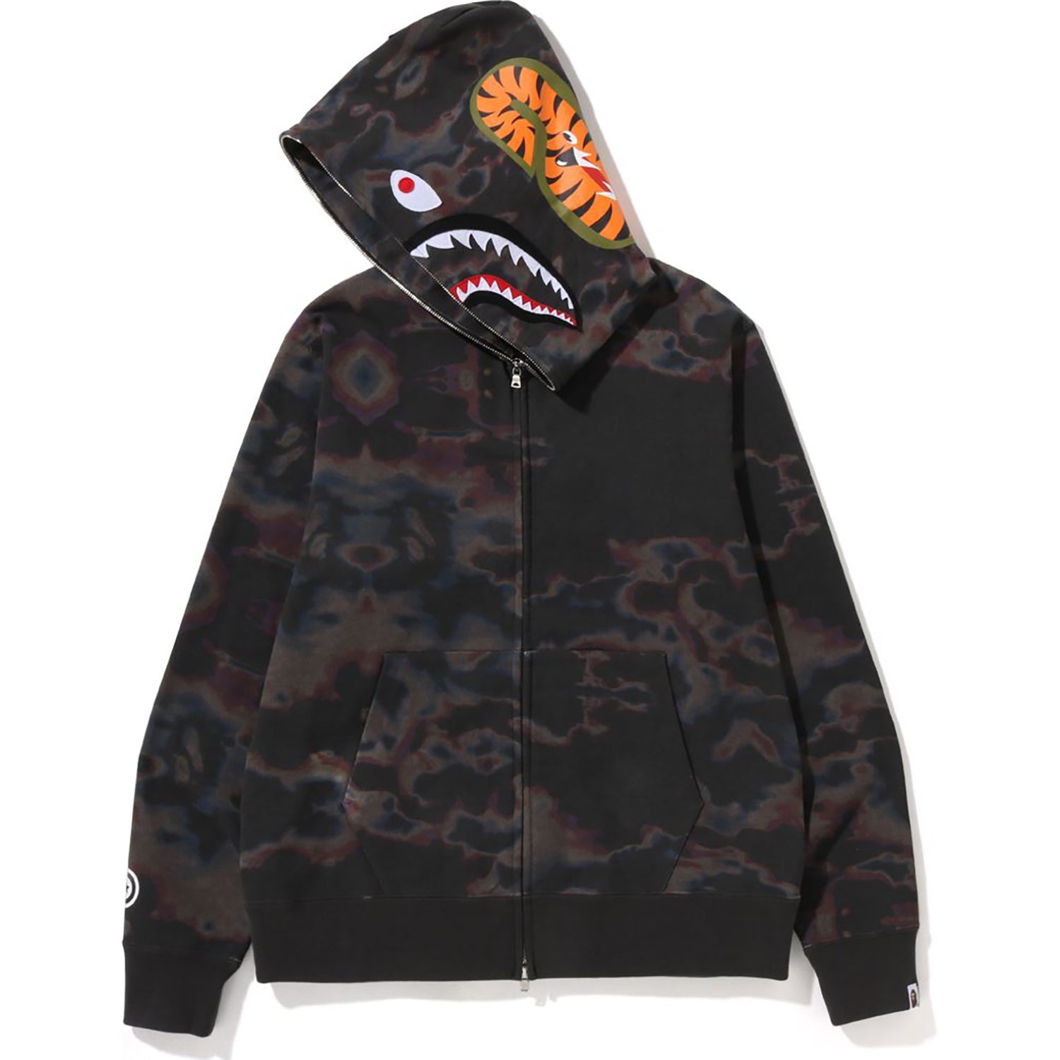 BAPE THERMOGRAPHY SHARK FULL ZIP HOODIE MENS