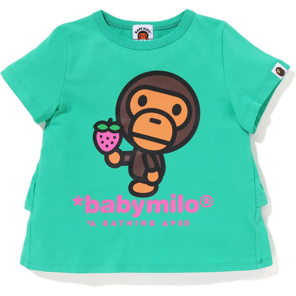 BABY MILO STRAWBERRY FRILL TEE KIDS