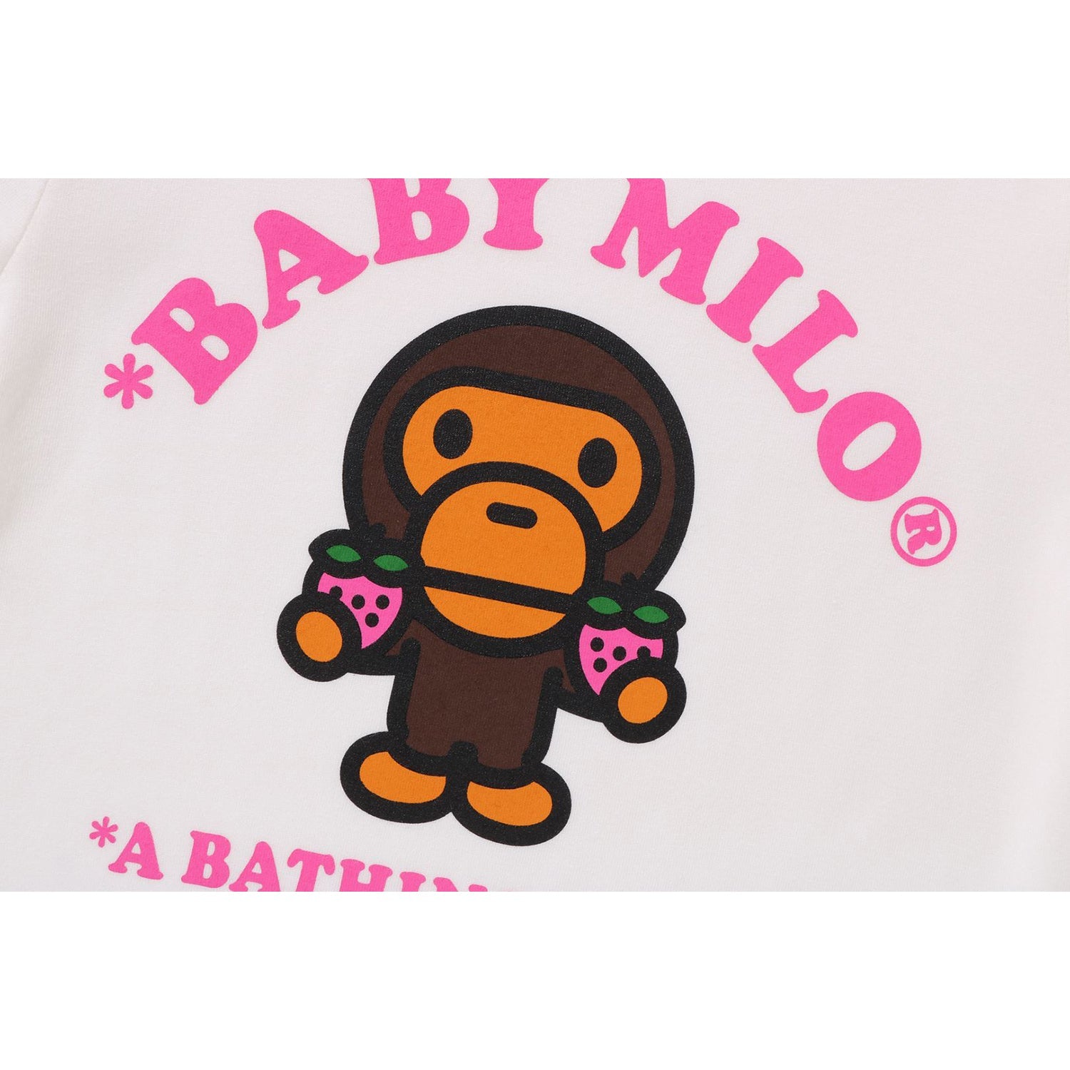 BABY MILO STRAWBERRY FLARE SLEEVE TEE KIDS