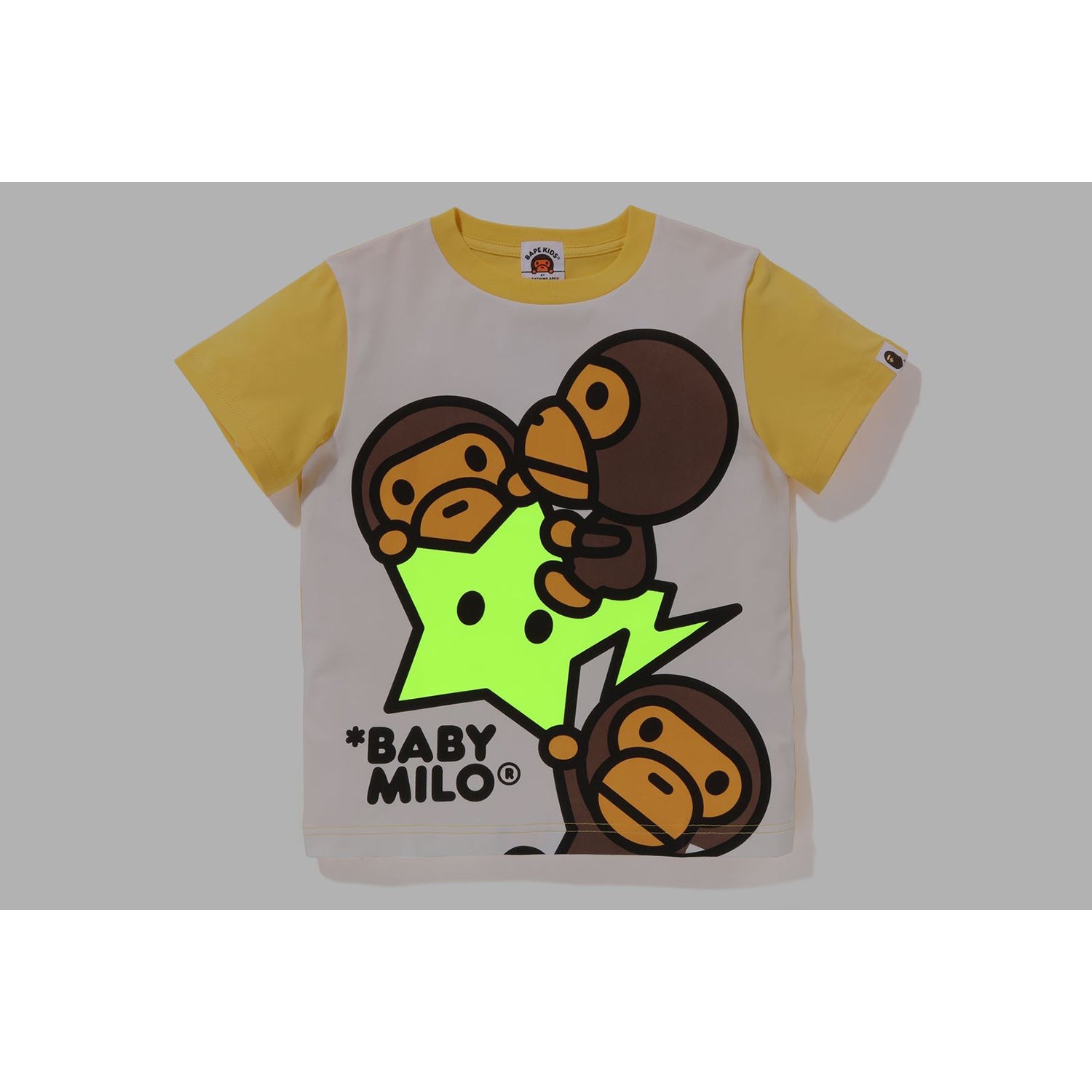 BABY MILO STA GLOW IN THE DARK PANEL PRINT TEE KIDS