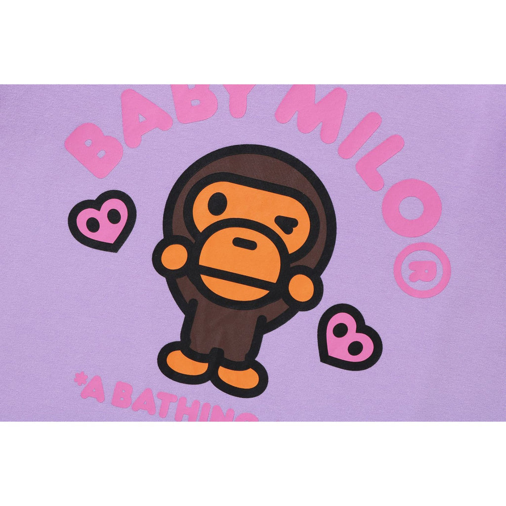 BABY MILO HEART FRILL L/S TEE KIDS