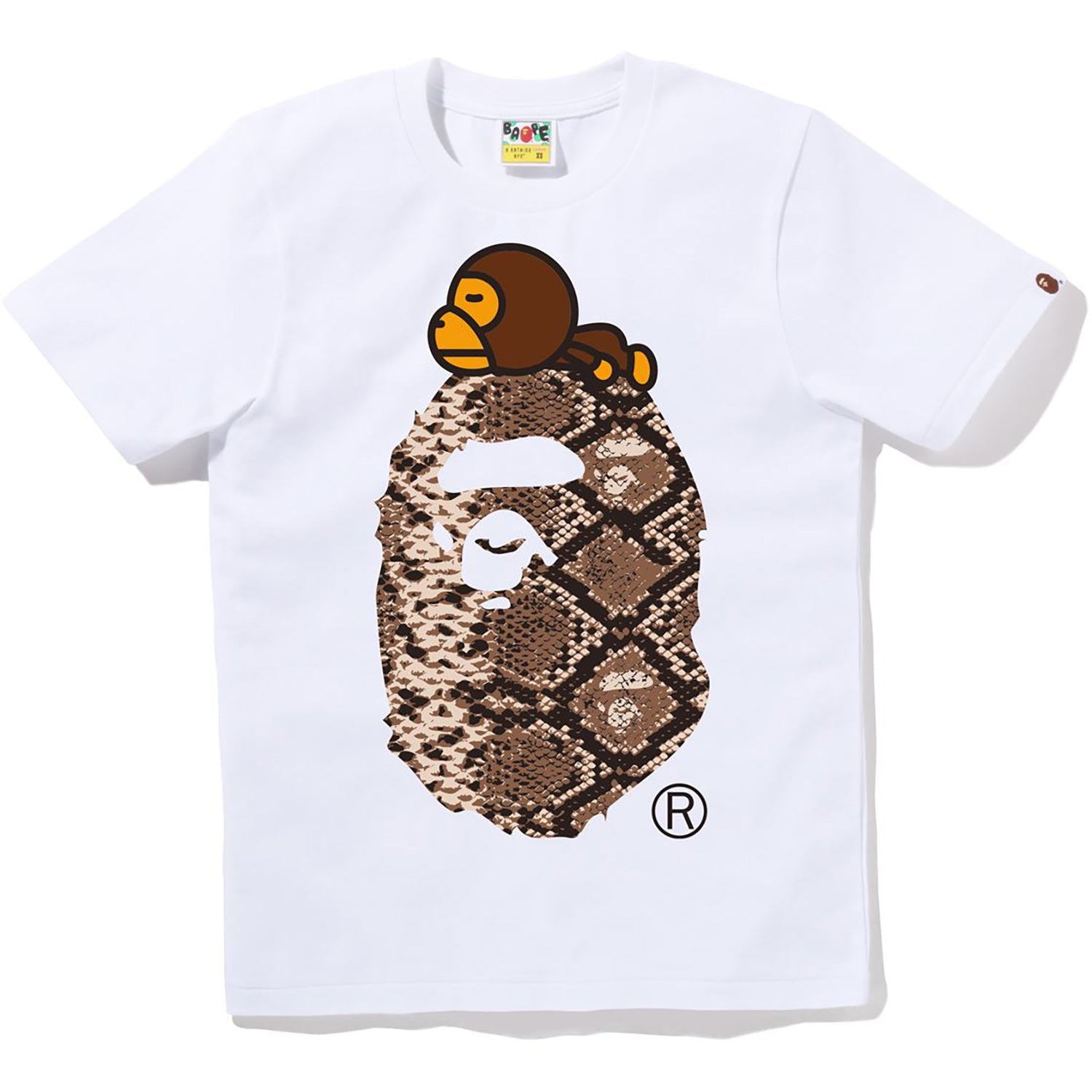 BAPE SNAKE MILO ON BIG APE TEE LADIES
