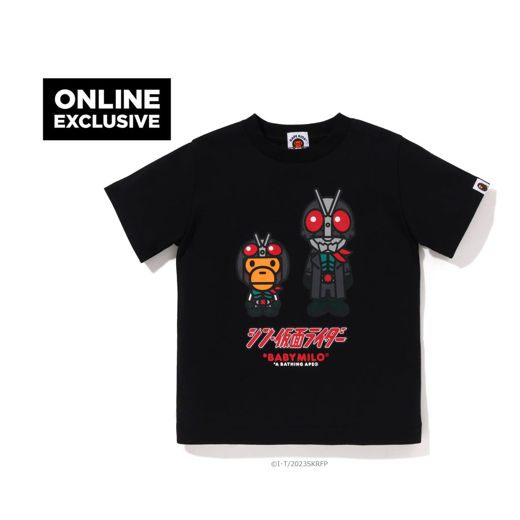 BAPE X SHIN KAMEN RIDER NO.2 BABY MILO TEE KIDS
