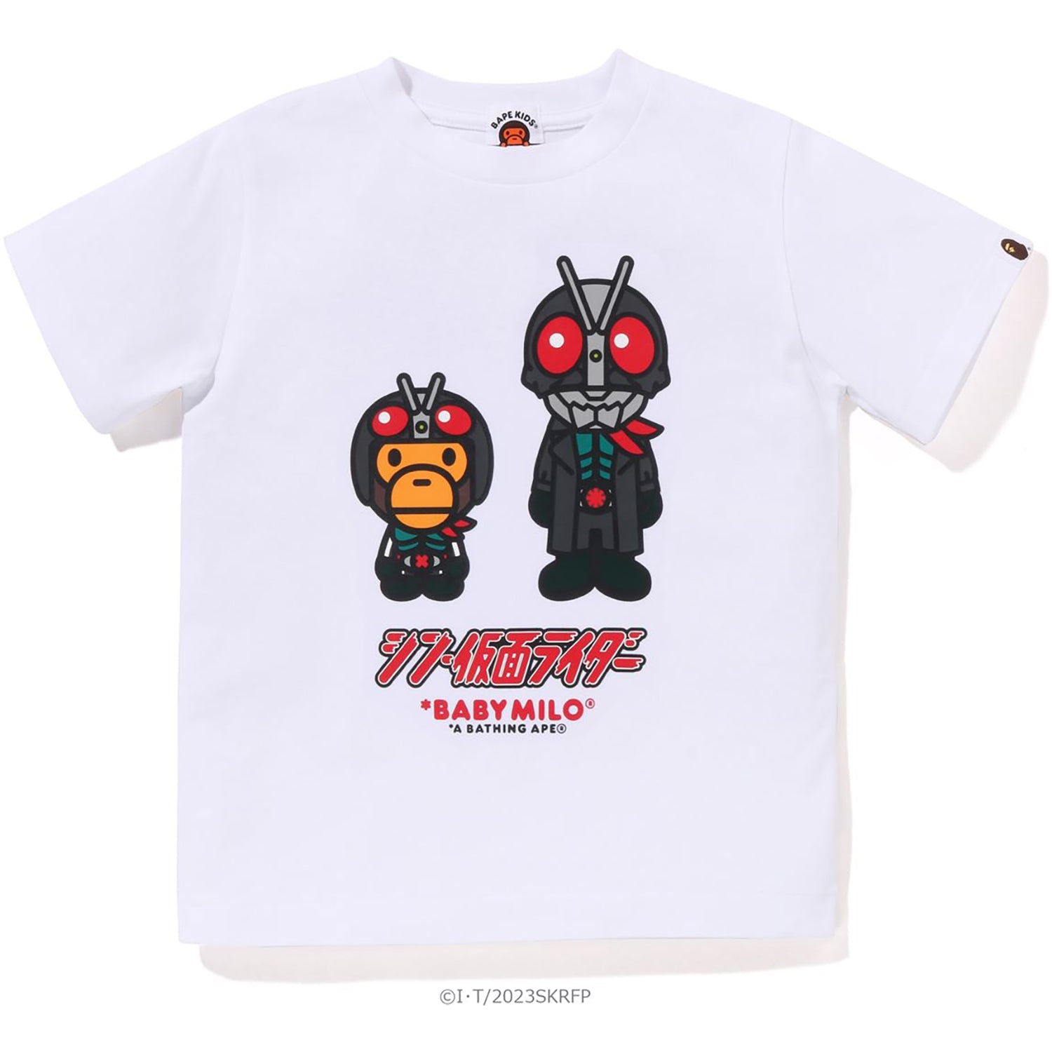 BAPE X SHIN KAMEN RIDER NO.2 BABY MILO TEE KIDS