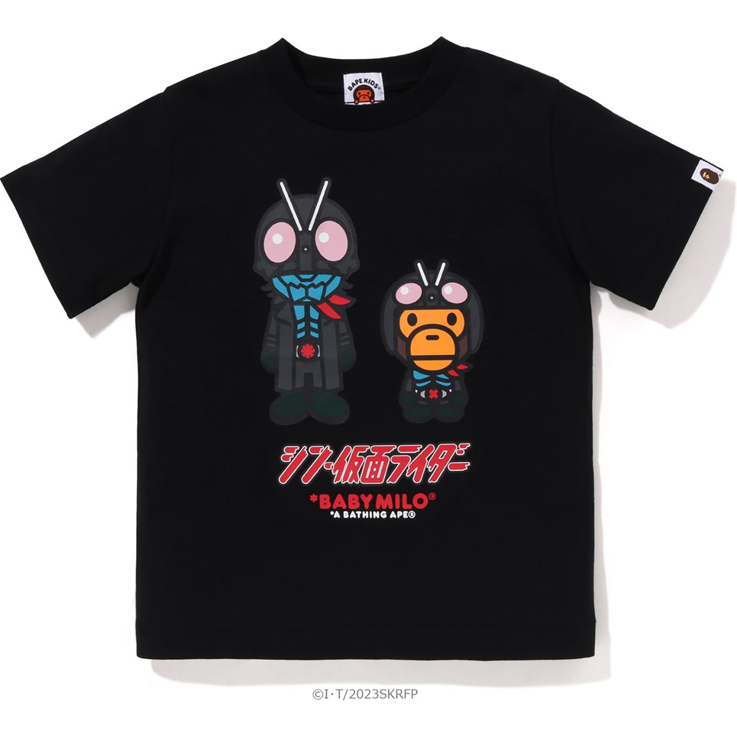 BAPE X SHIN KAMEN RIDER NO.1 BABY MILO TEE KIDS