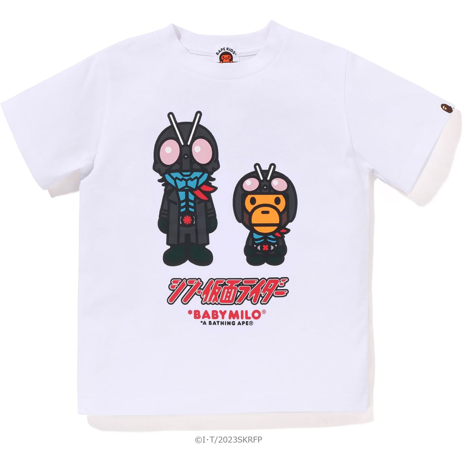 BAPE X SHIN KAMEN RIDER NO.1 BABY MILO TEE KIDS