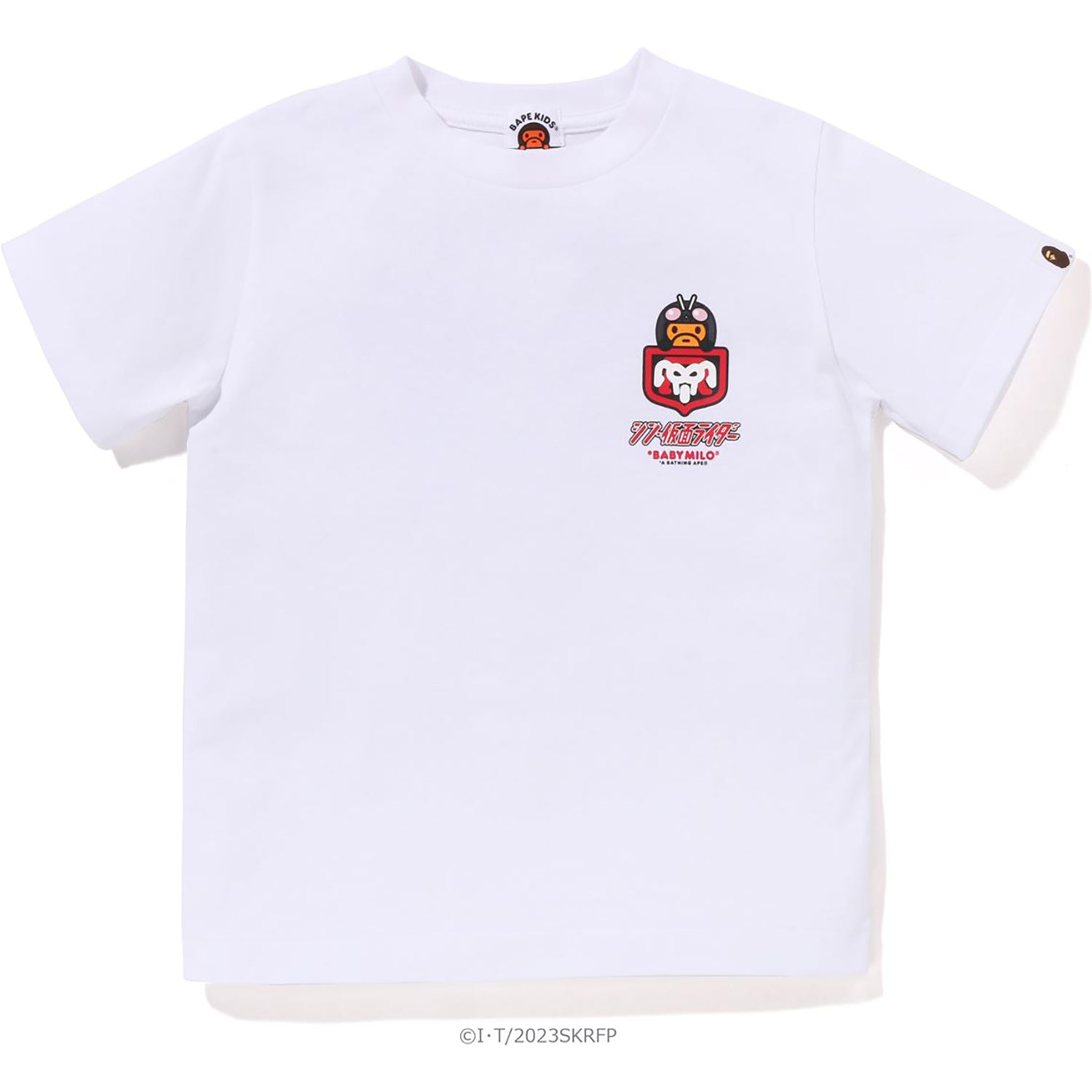 BAPE X SHIN KAMEN RIDER #1 BABY MILO TEE KIDS