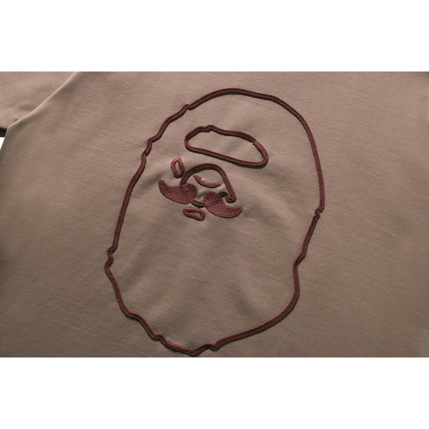 MR. BATHING APE EMBROIDERY TEE MENS
