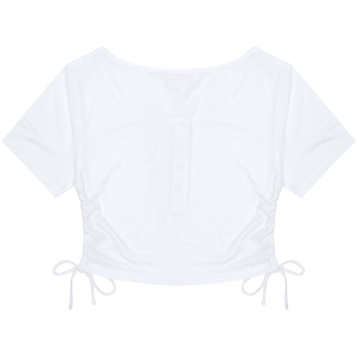 APEE DRAWSTRING SIDES CROPPED TOP LADIES